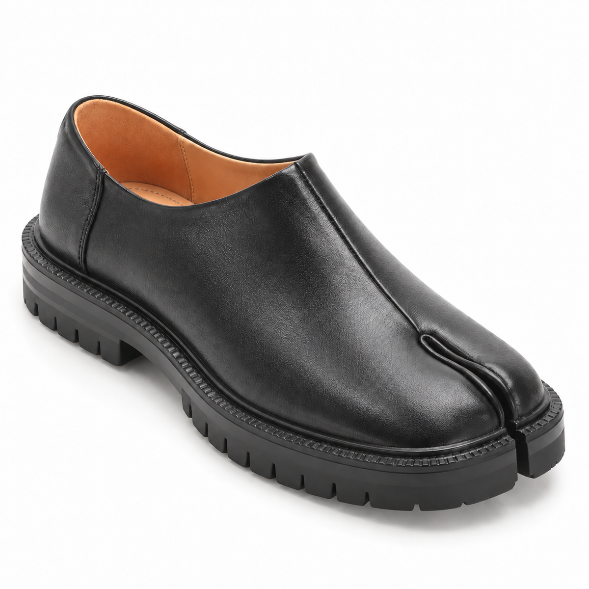 Mocassin Femme Tabi à Plateforme Crantée
