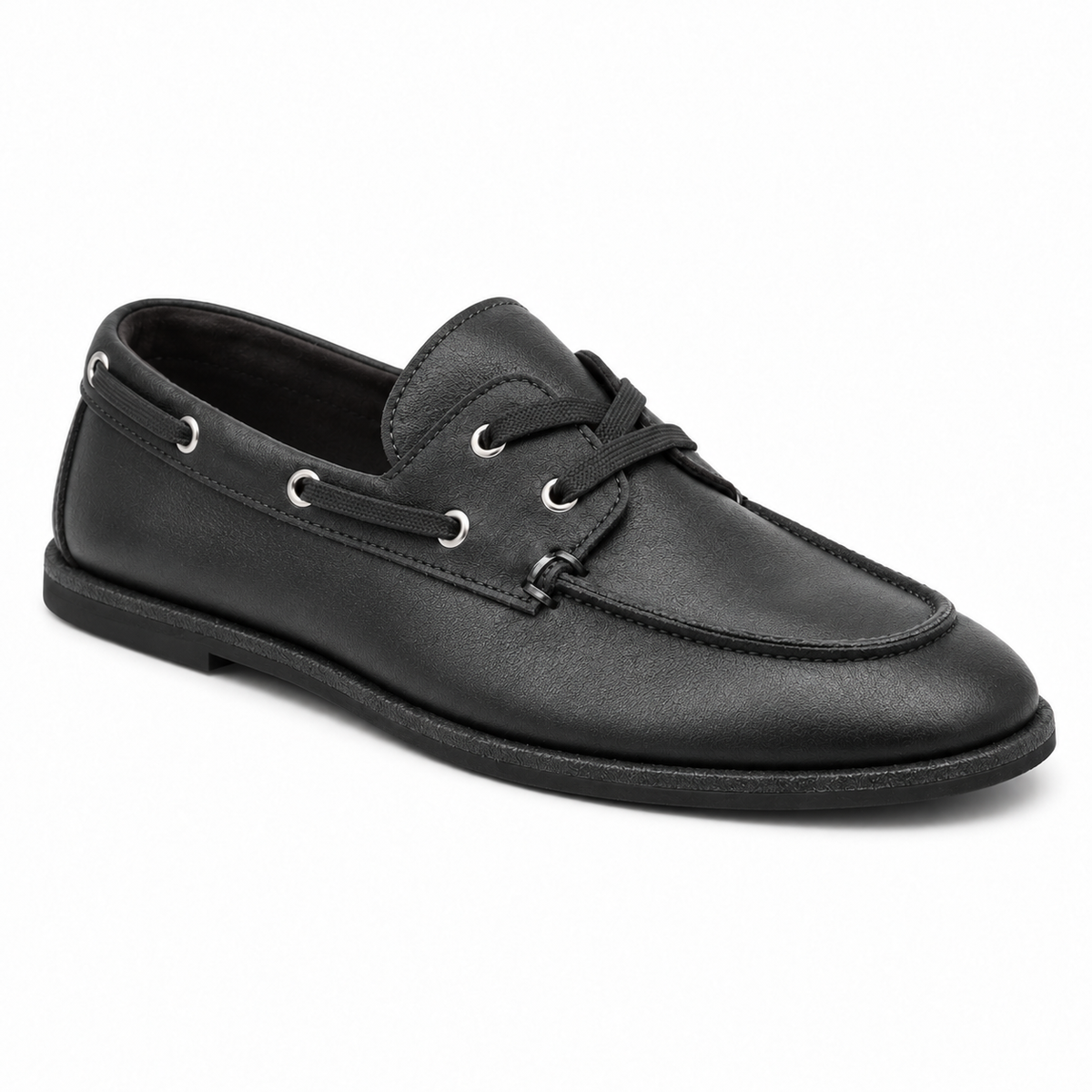 Mocassin Femme Bateau en Daim à Lacet