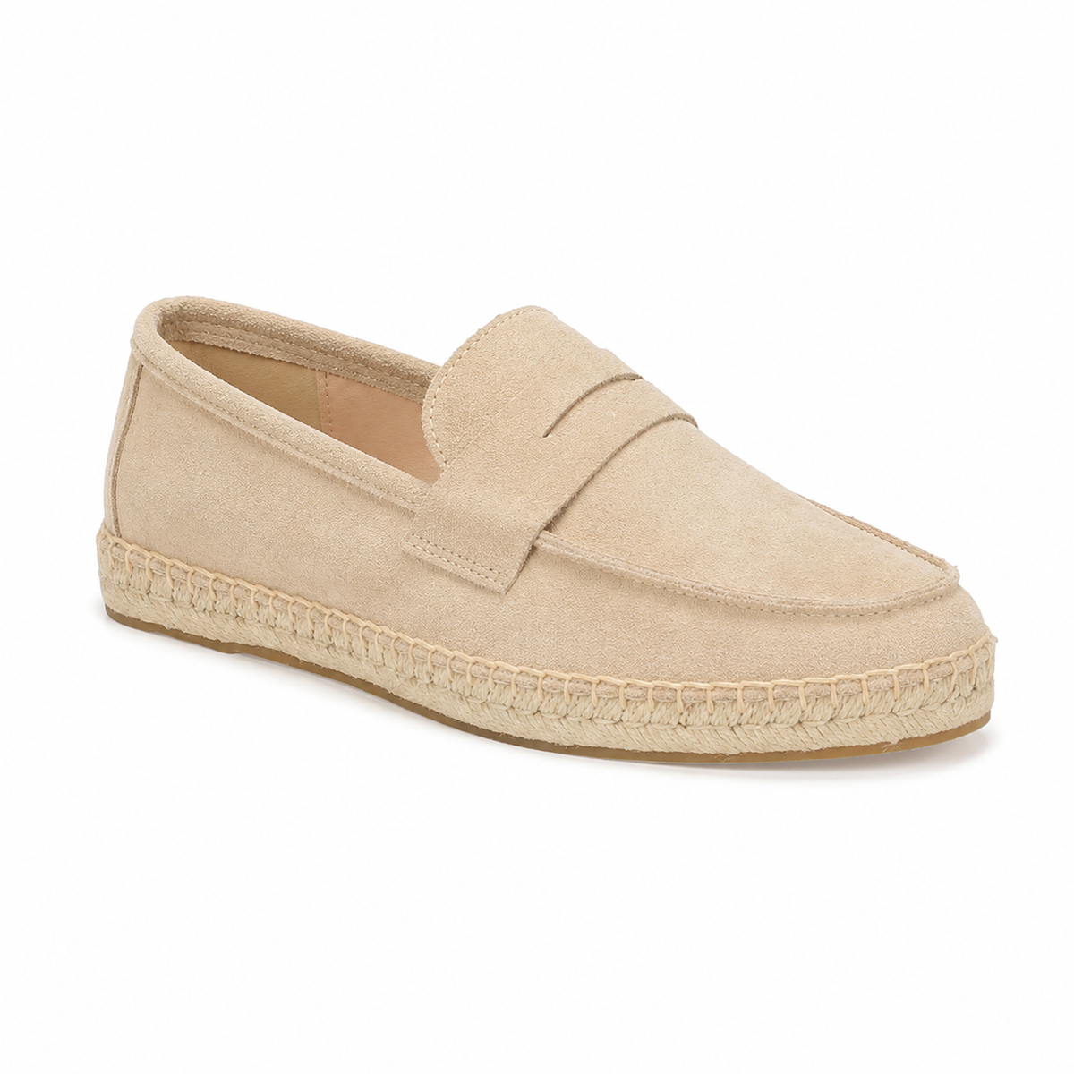 Mocassin Homme Daim Semelle Espadrille