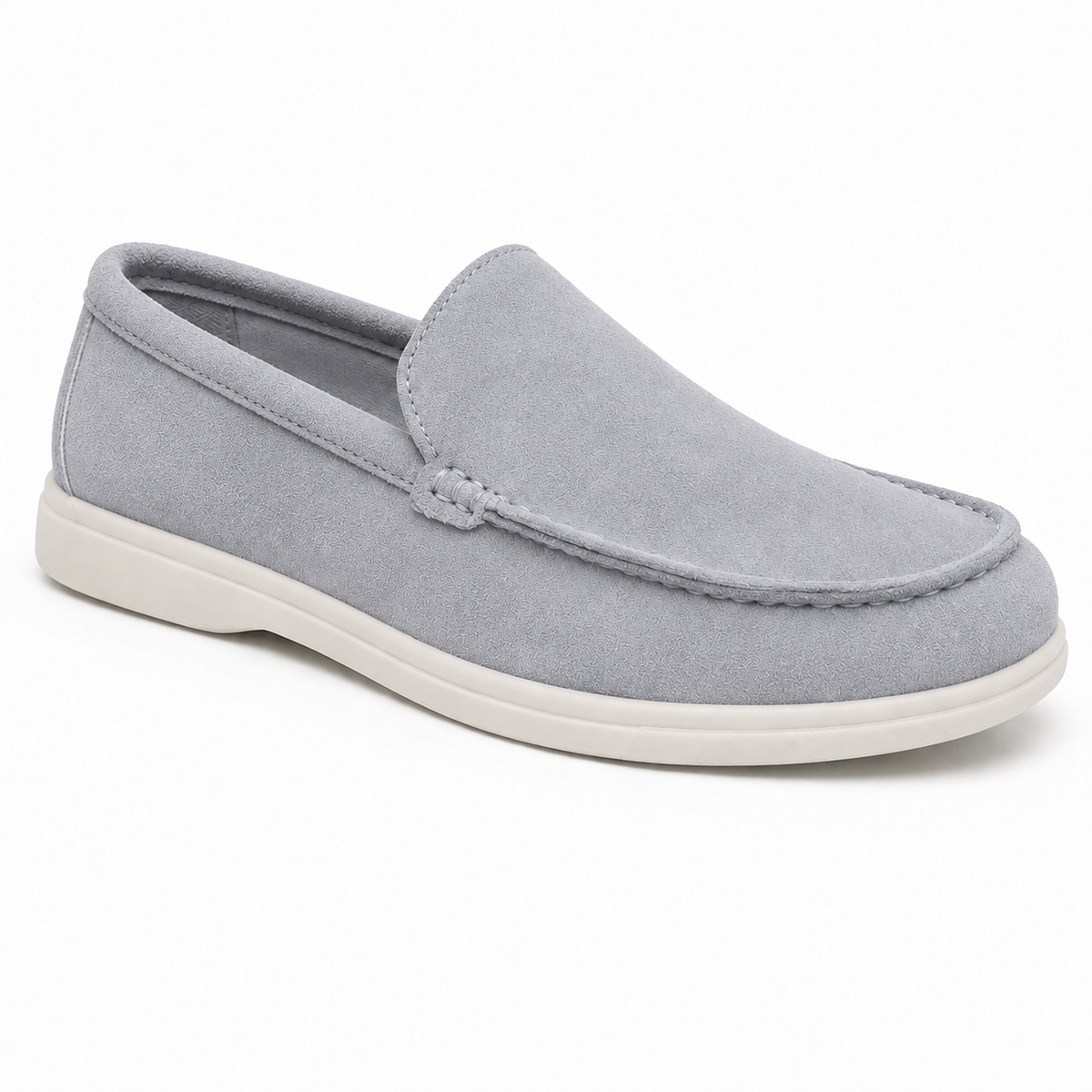 Mocassin Homme Suédine Empeigne Lisse