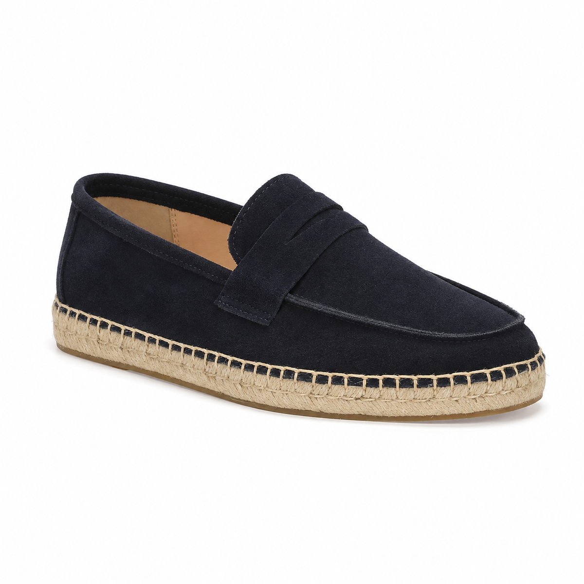Mocassin Homme Daim Semelle Espadrille