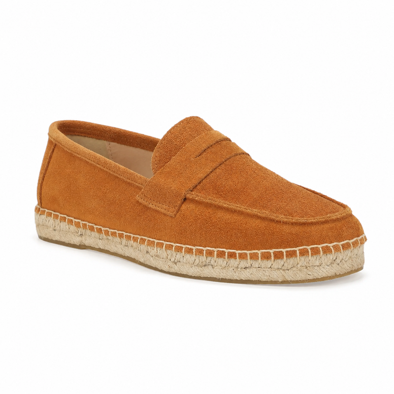 Mocassin Homme Daim Semelle Espadrille