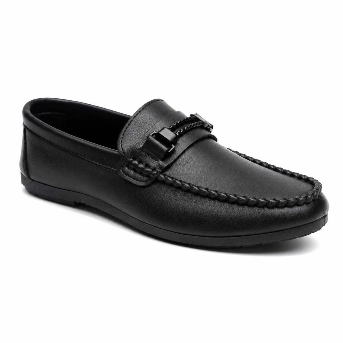 Mocassin Homme Barrette Semelle Fine