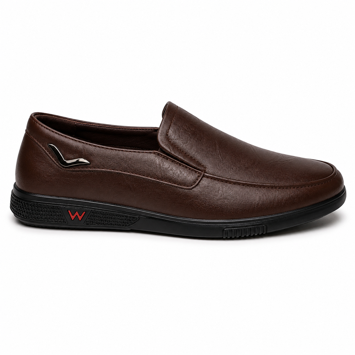 Mocassin Homme Cuir Véritable à Enfiler