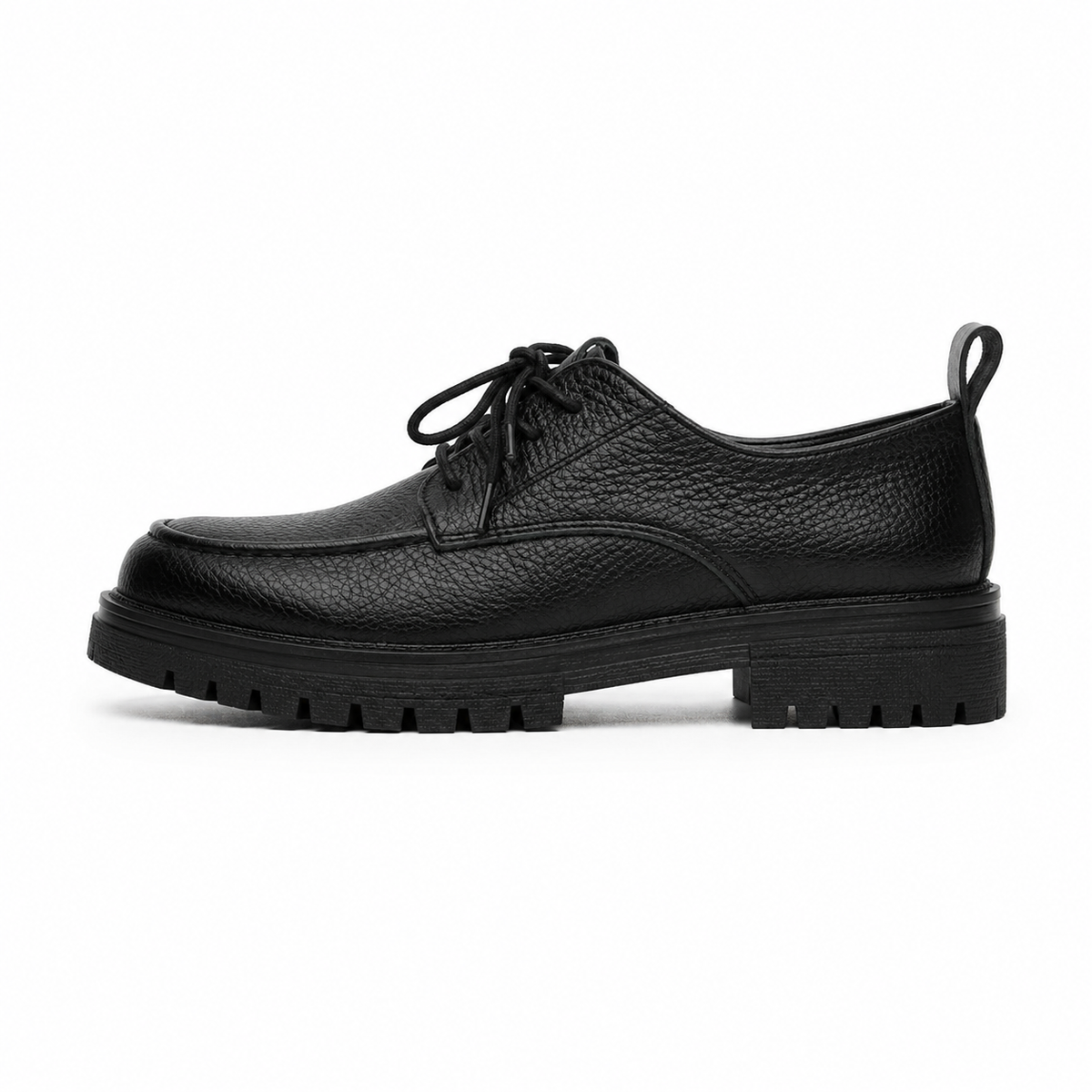 Mocassin Femme à Lacets Semelle Crantée