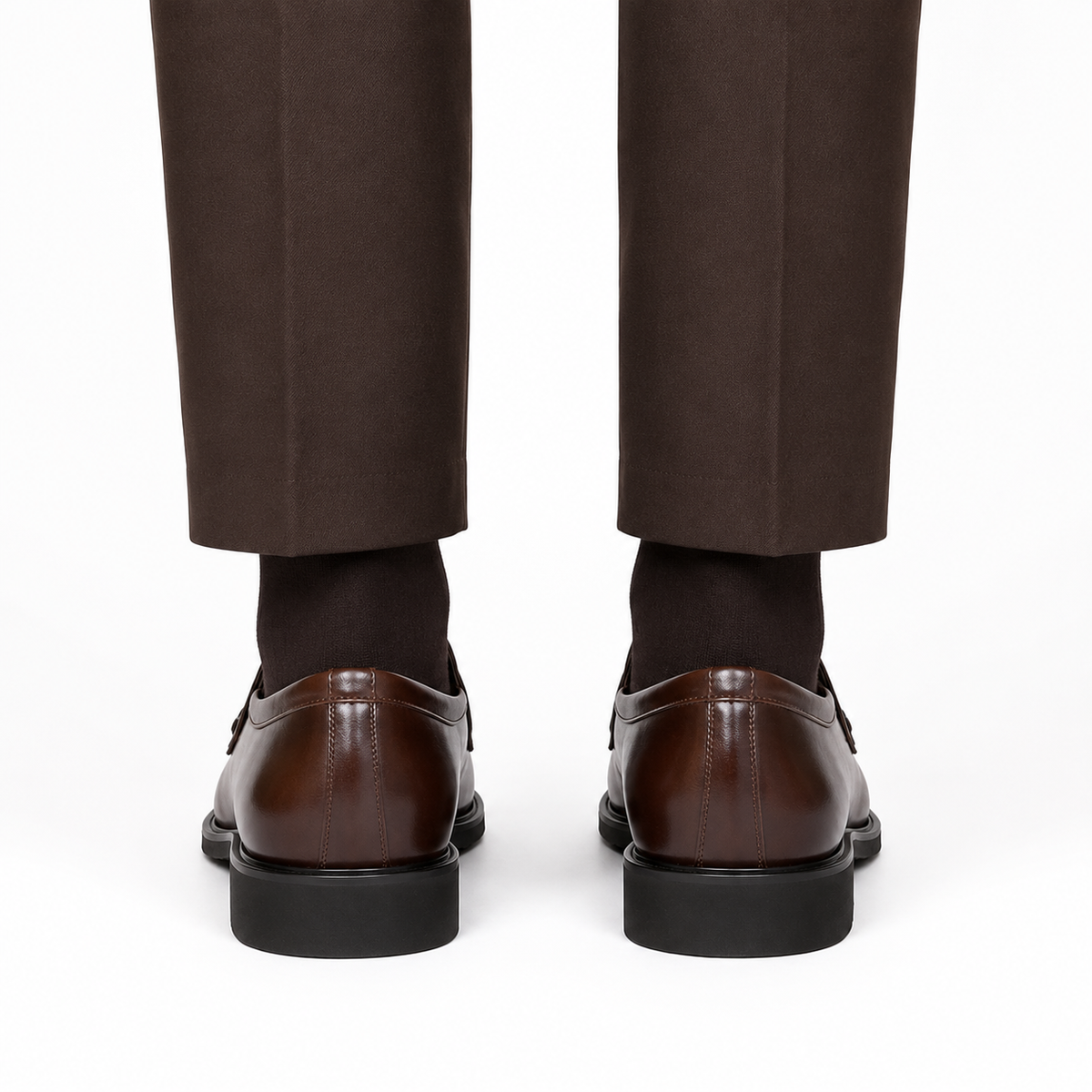 Mocassin Homme Cuir à Barrette Métallique