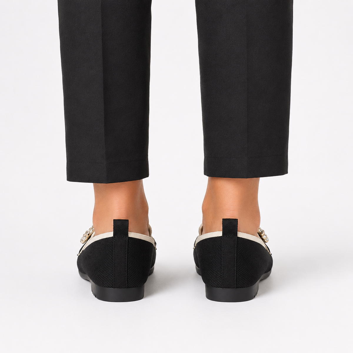 Mocassin Femme Toile Boucle Bijou