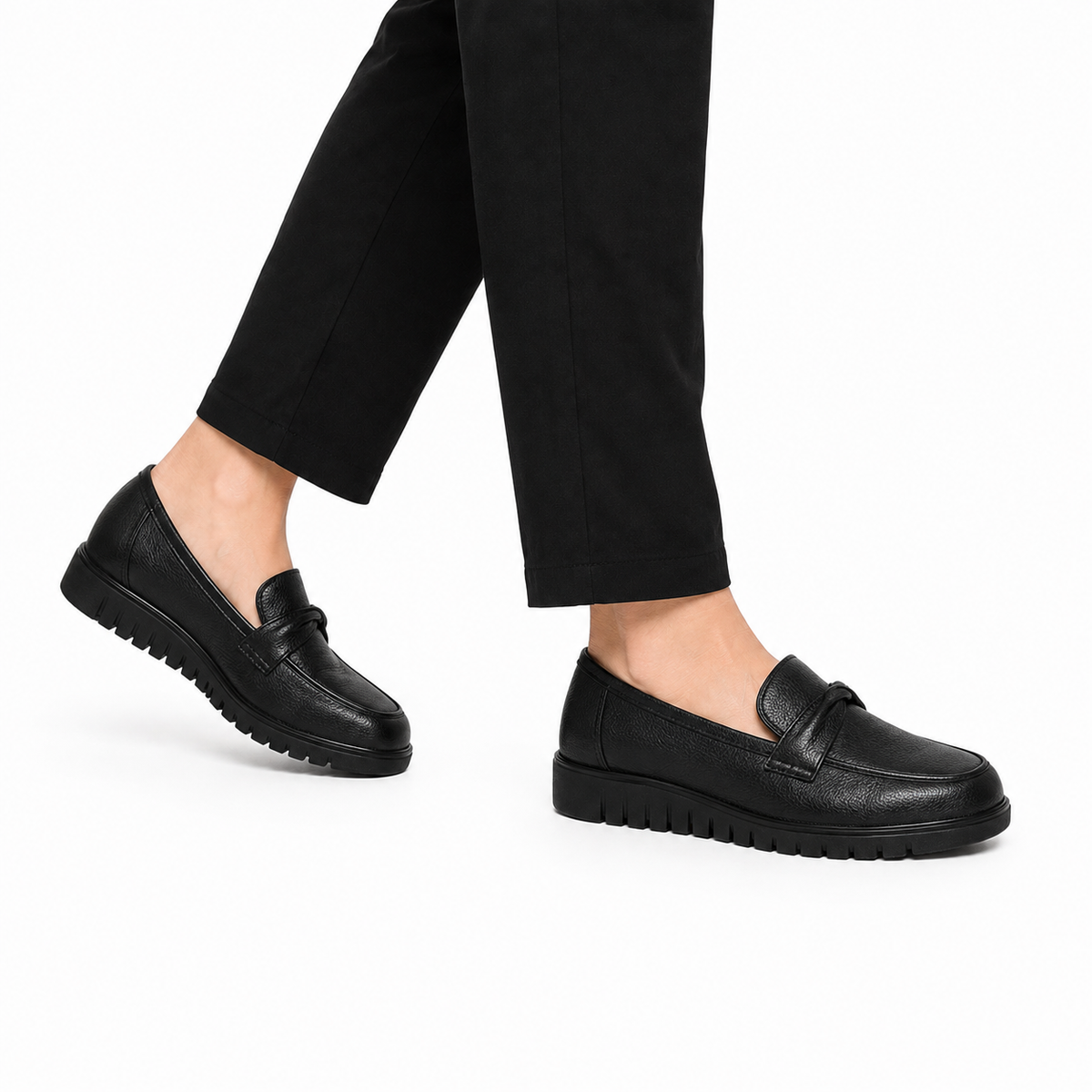 Mocassin Femme Nœud Torsadé