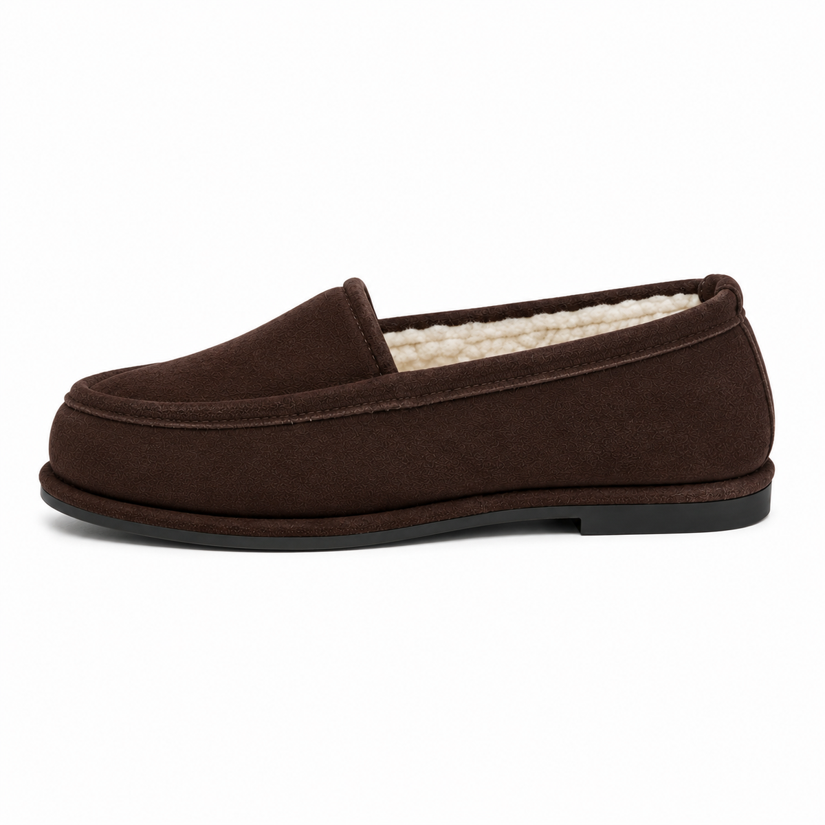 Mocassin Femme Daim Doublé Peluche