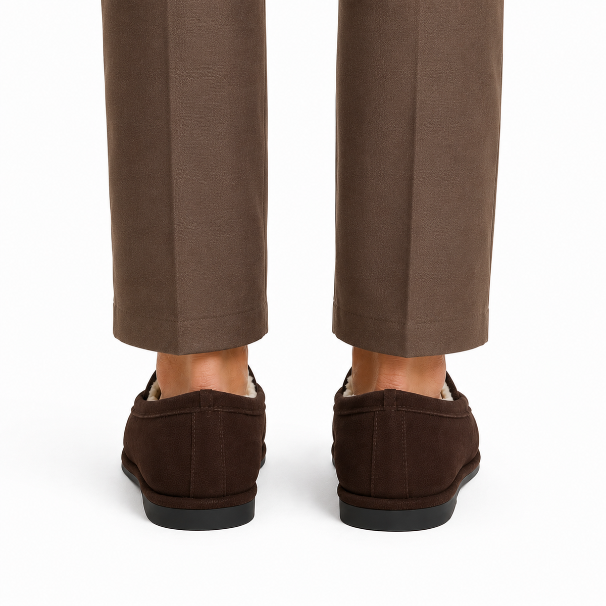 Mocassin Femme Daim Doublé Peluche