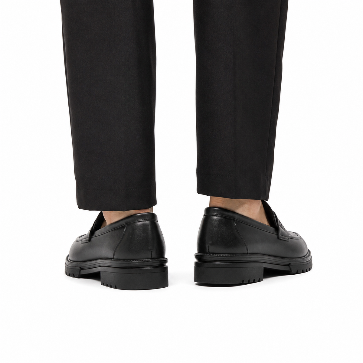 Mocassin Homme Cuir Verni à Bride