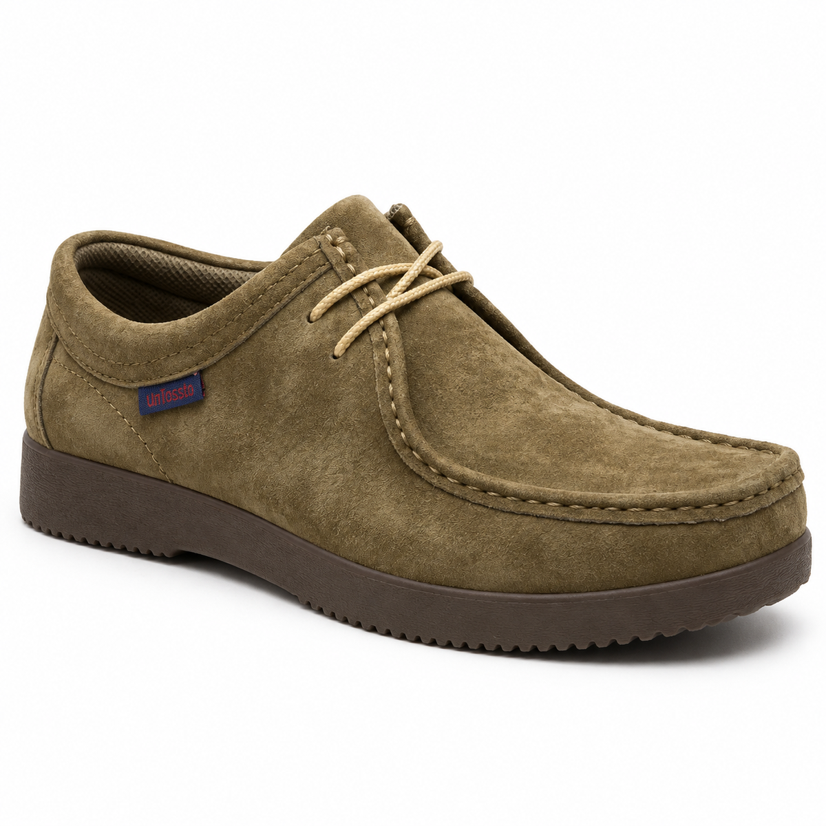 Mocassin Homme Daim à Lacets