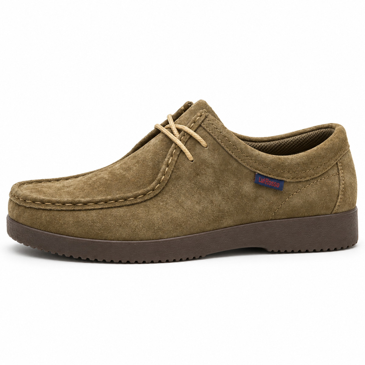 Mocassin Homme Daim à Lacets