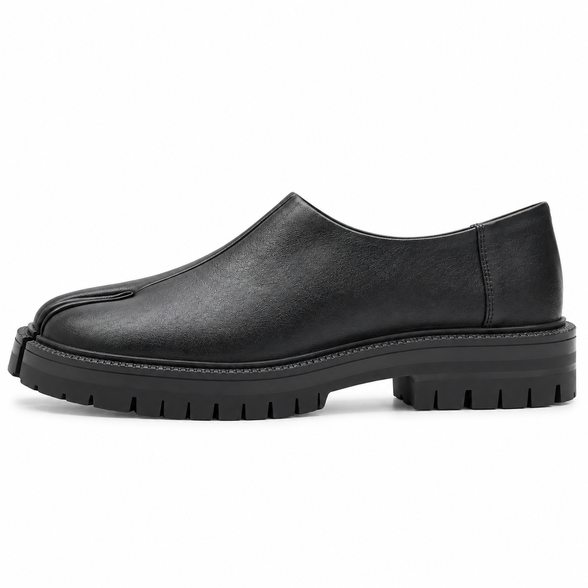 Mocassin Femme Tabi à Plateforme Crantée