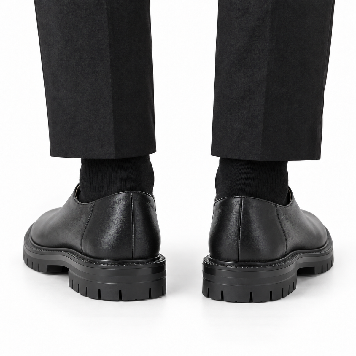 Mocassin Femme Tabi à Plateforme Crantée