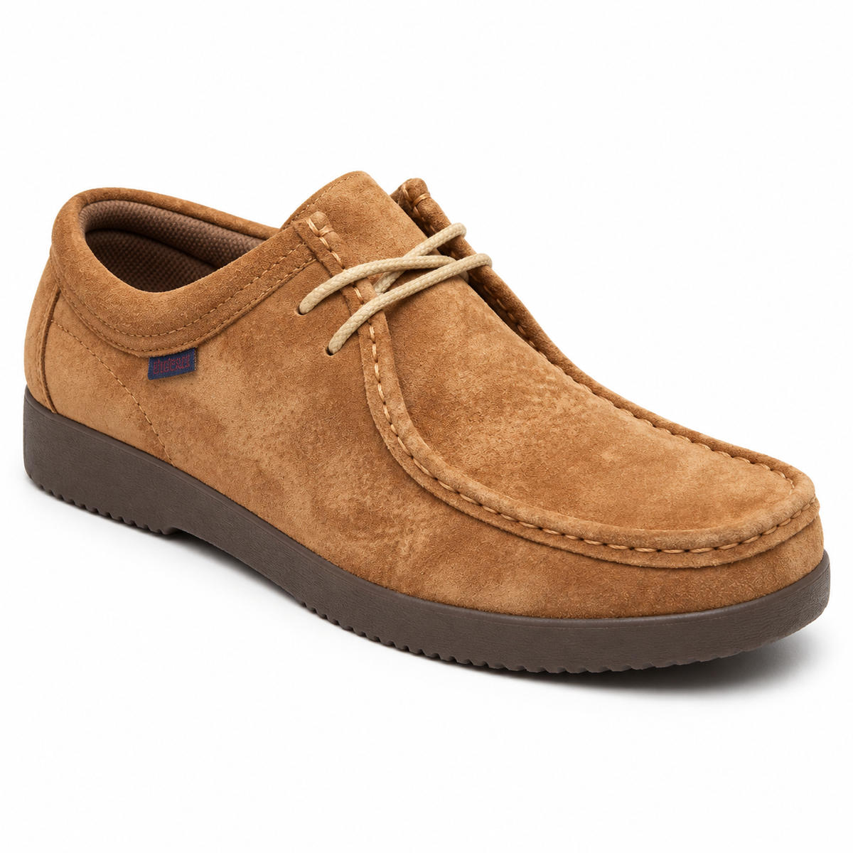 Mocassin Homme Daim à Lacets