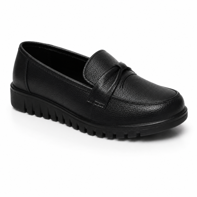 Mocassin Femme Nœud Torsadé