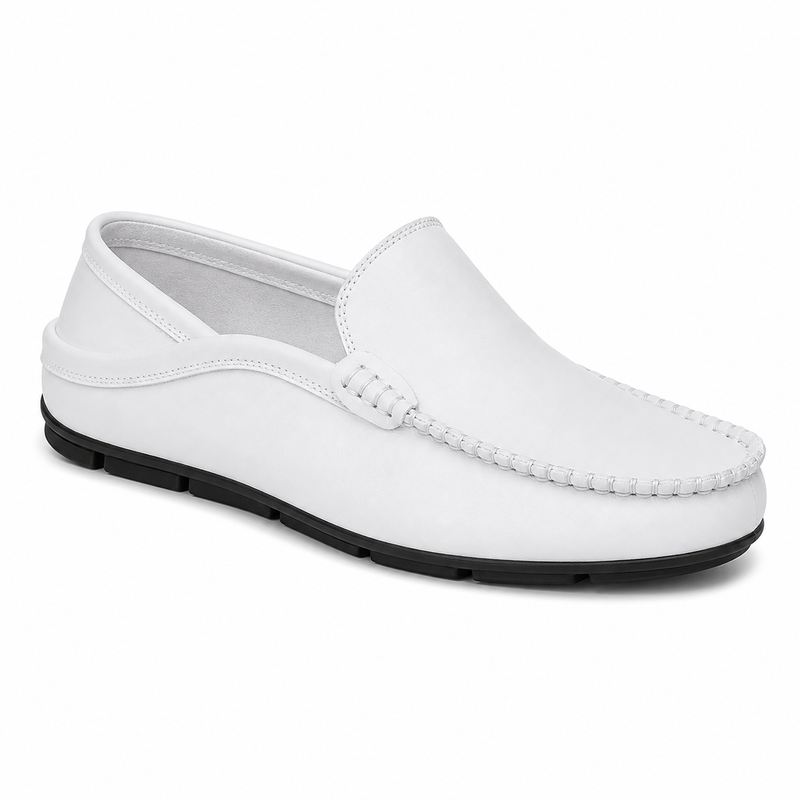 Mocassin Homme Cuir de Vachette Souple