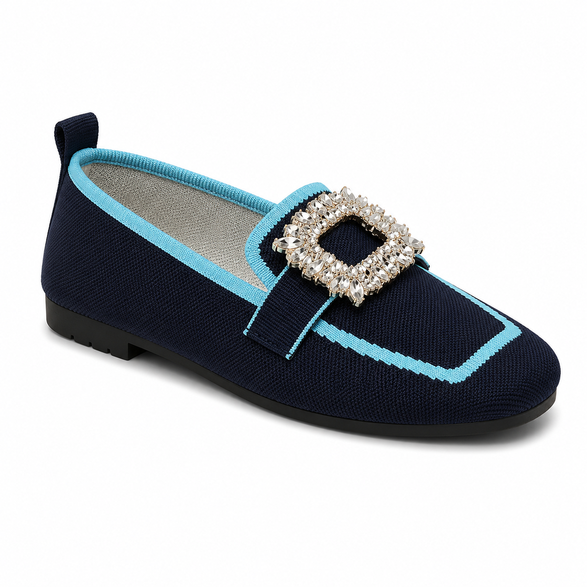 Mocassin Femme Toile Boucle Bijou