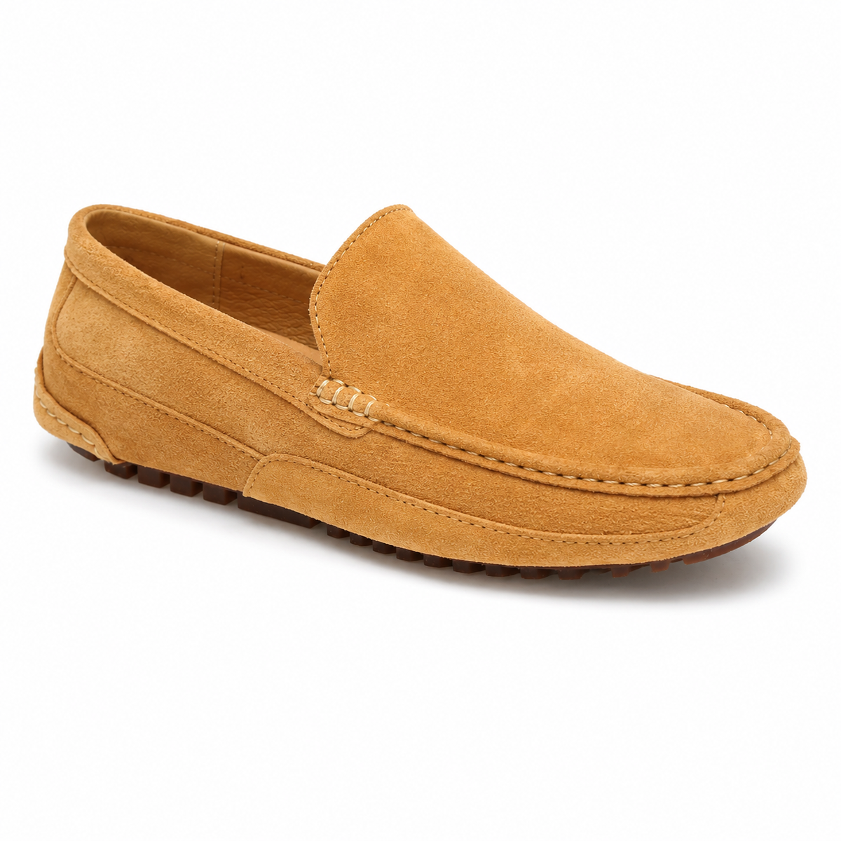 Mocassin Homme Aspect Daim Semelle à Picots