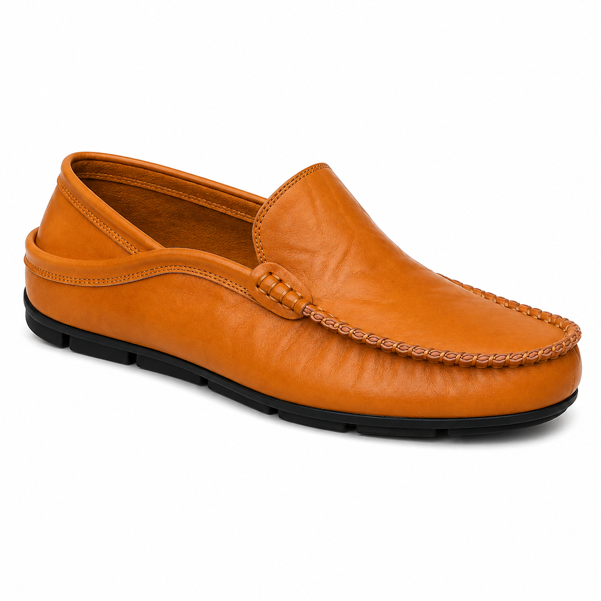 Mocassin Homme Cuir de Vachette Souple
