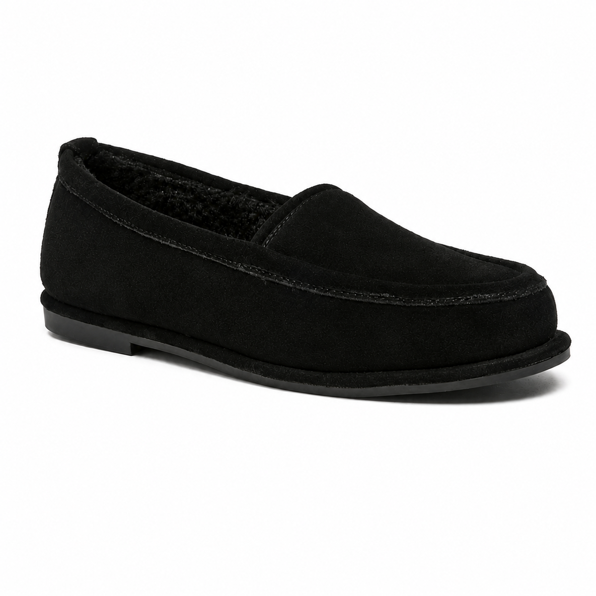 Mocassin Femme Daim Doublé Peluche