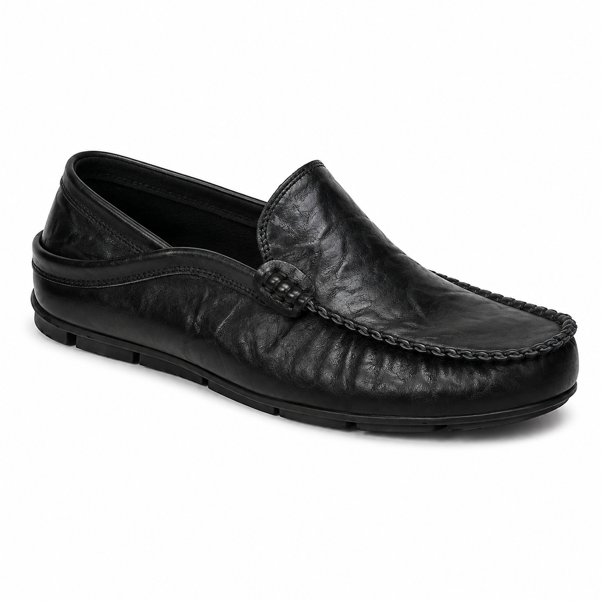 Mocassin Homme Cuir de Vachette Souple