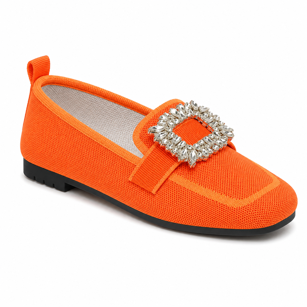 Mocassin Femme Toile Boucle Bijou