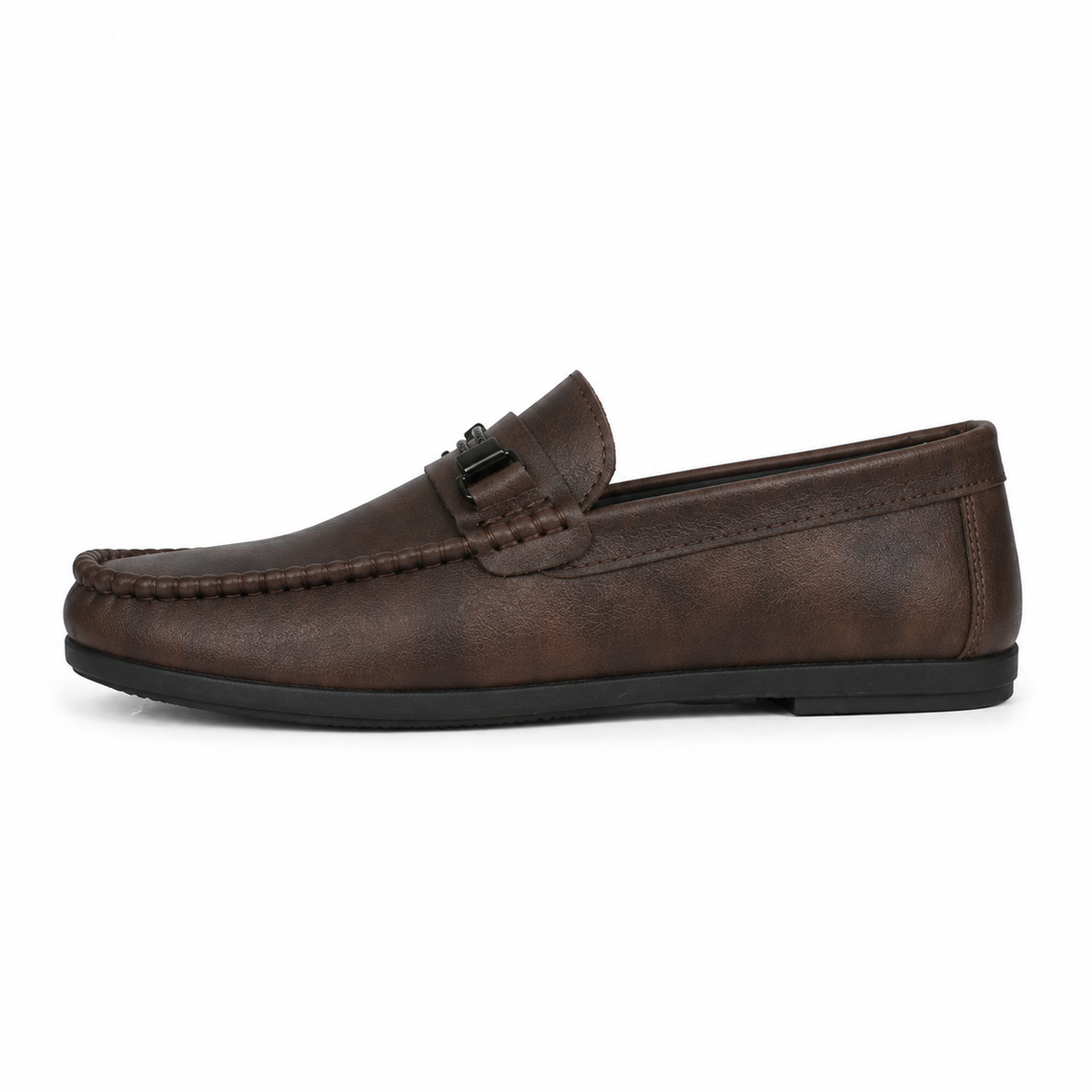 Mocassin Homme Barrette Semelle Fine