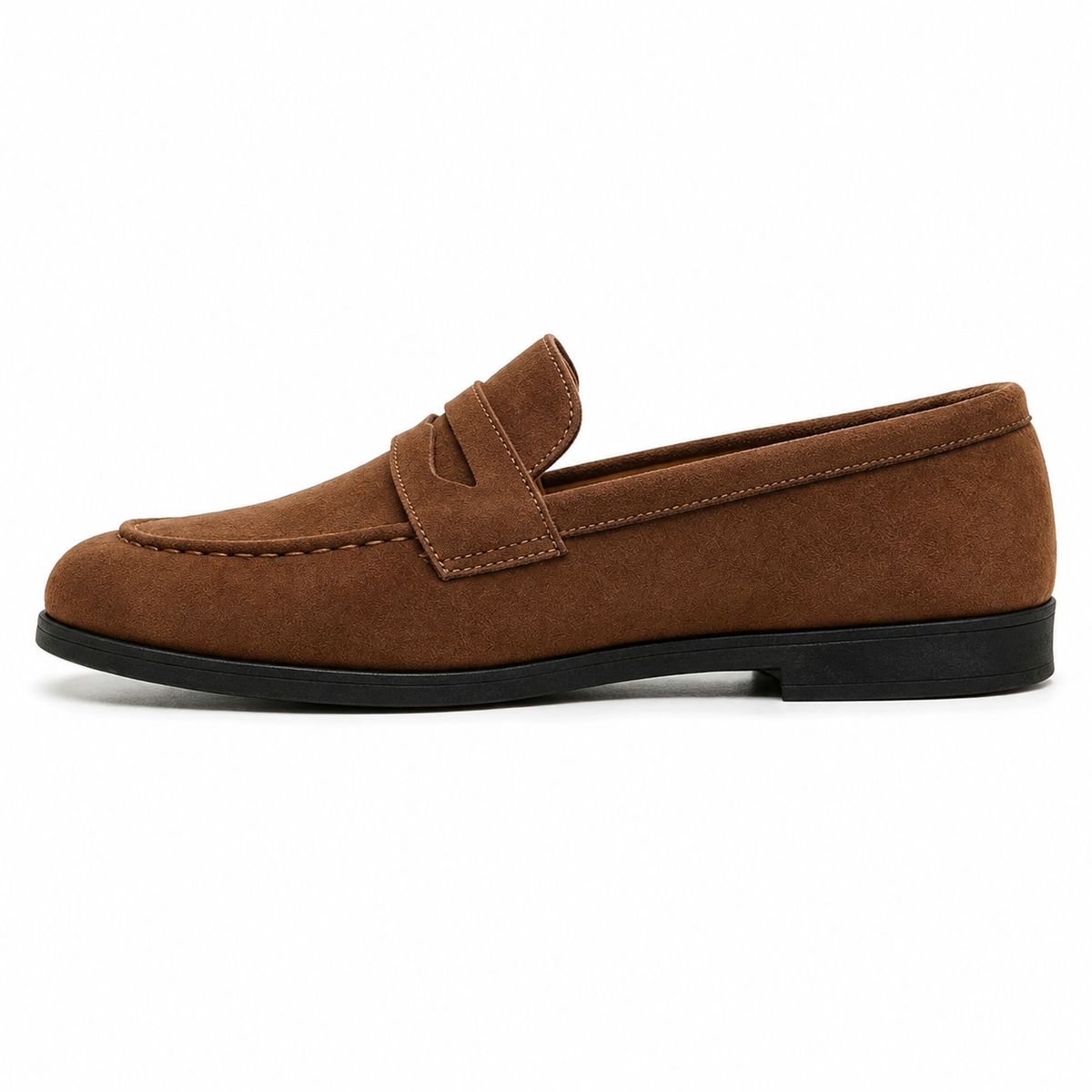 Mocassin Homme Effet Daim Bride Fendue