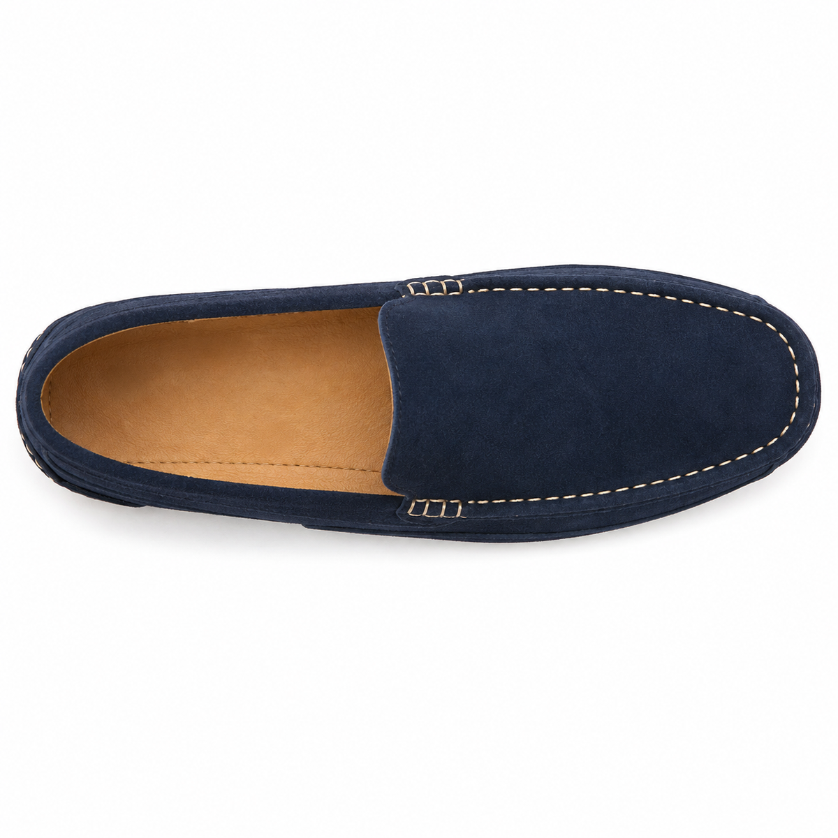Mocassin Homme Aspect Daim Semelle à Picots