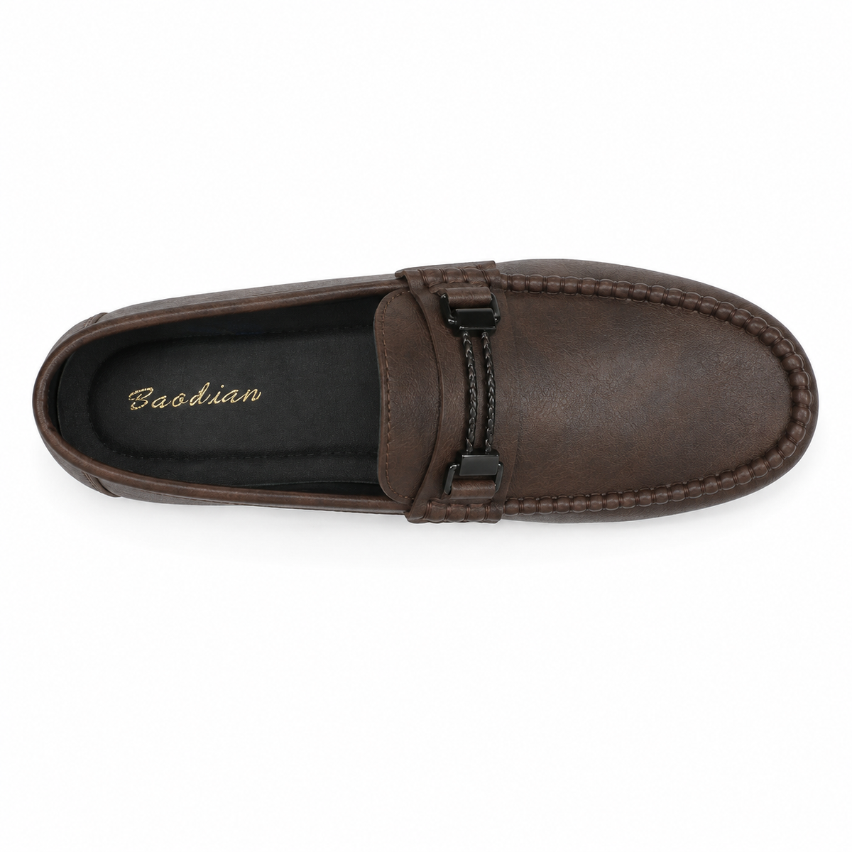 Mocassin Homme Barrette Semelle Fine