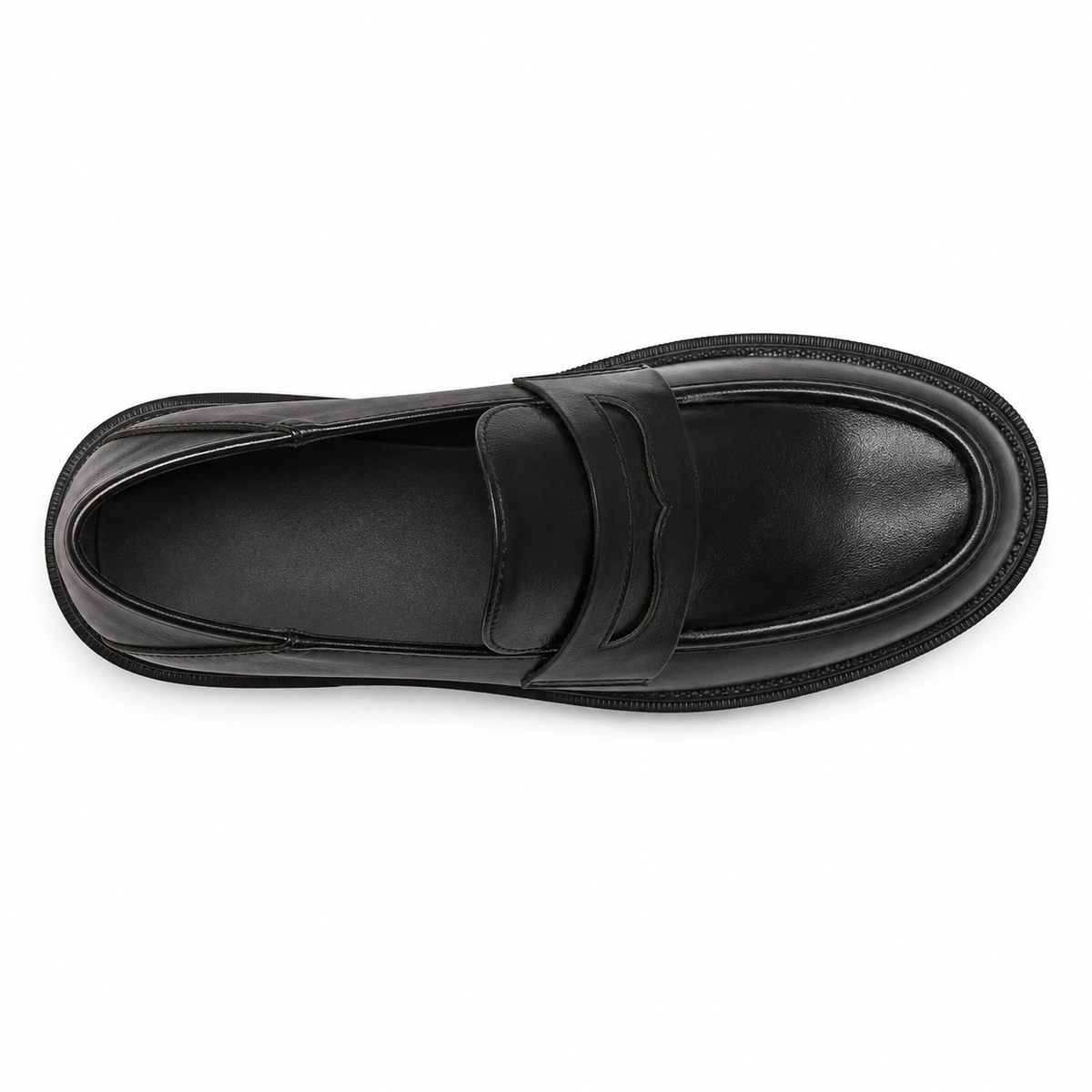 Mocassin Femme Talon Bloc Semelle Crantée