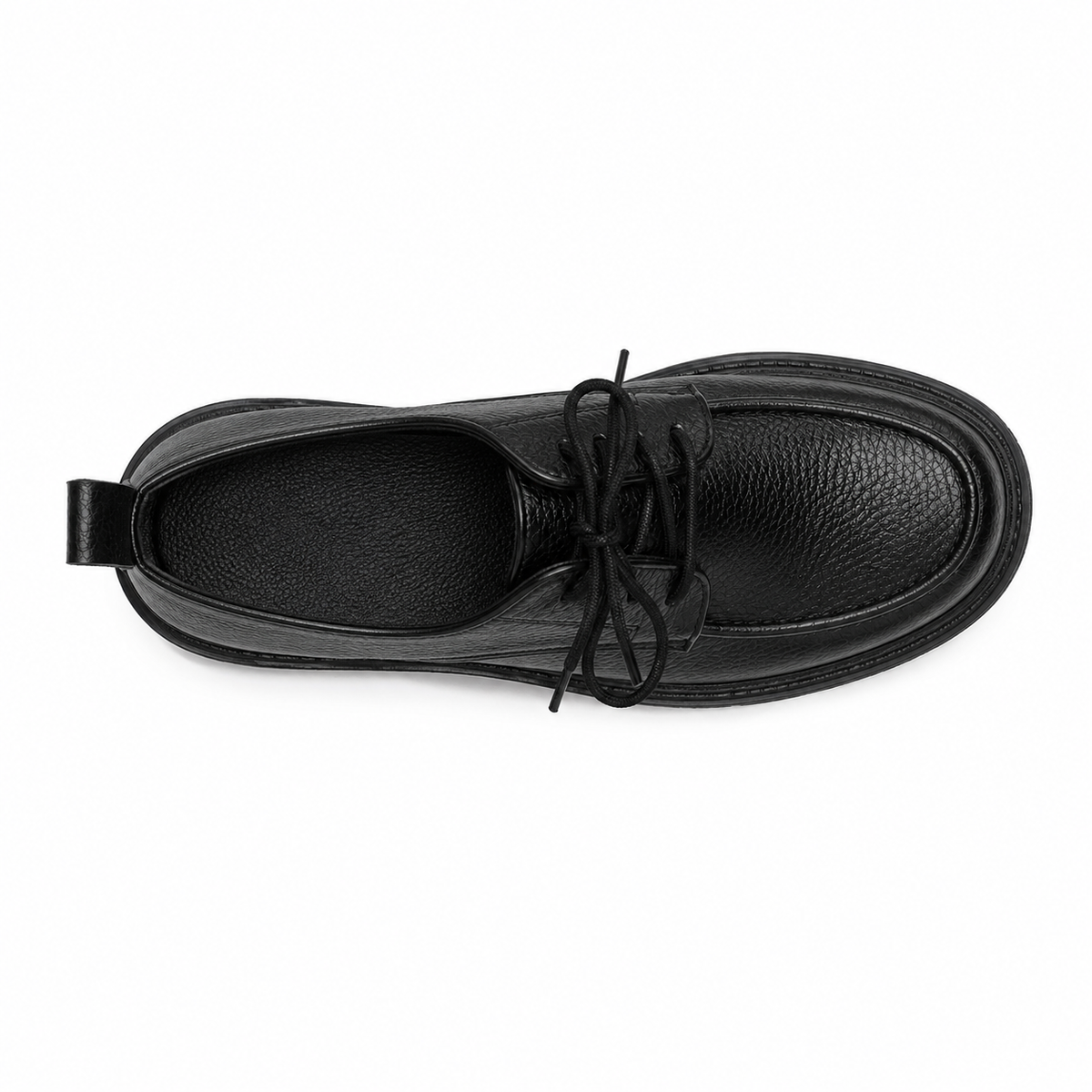Mocassin Femme à Lacets Semelle Crantée