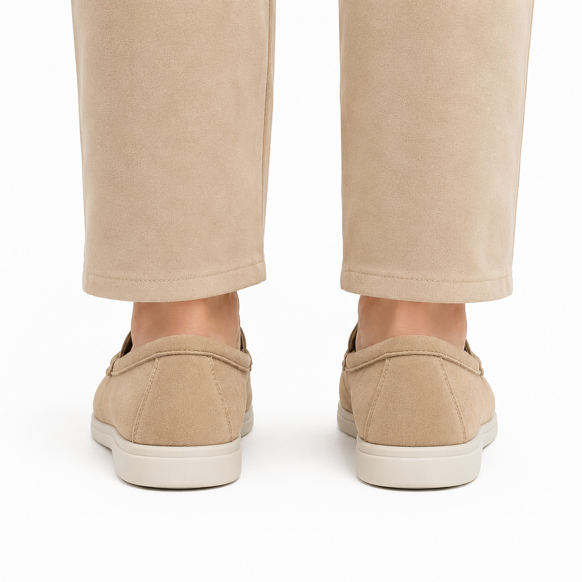 Mocassin Homme Suédine Empeigne Lisse