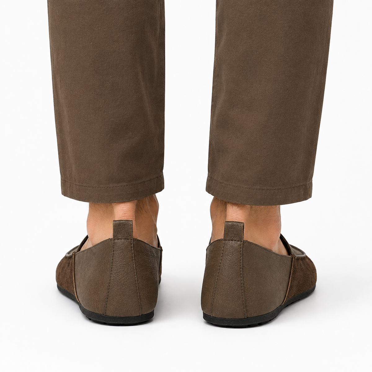 Mocassin Homme Bi-Matière Souple