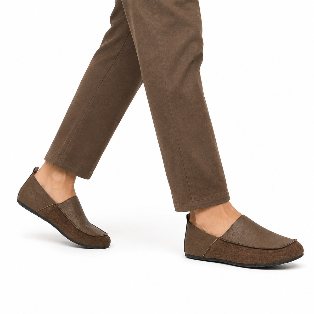 Mocassin Homme Bi-Matière Souple