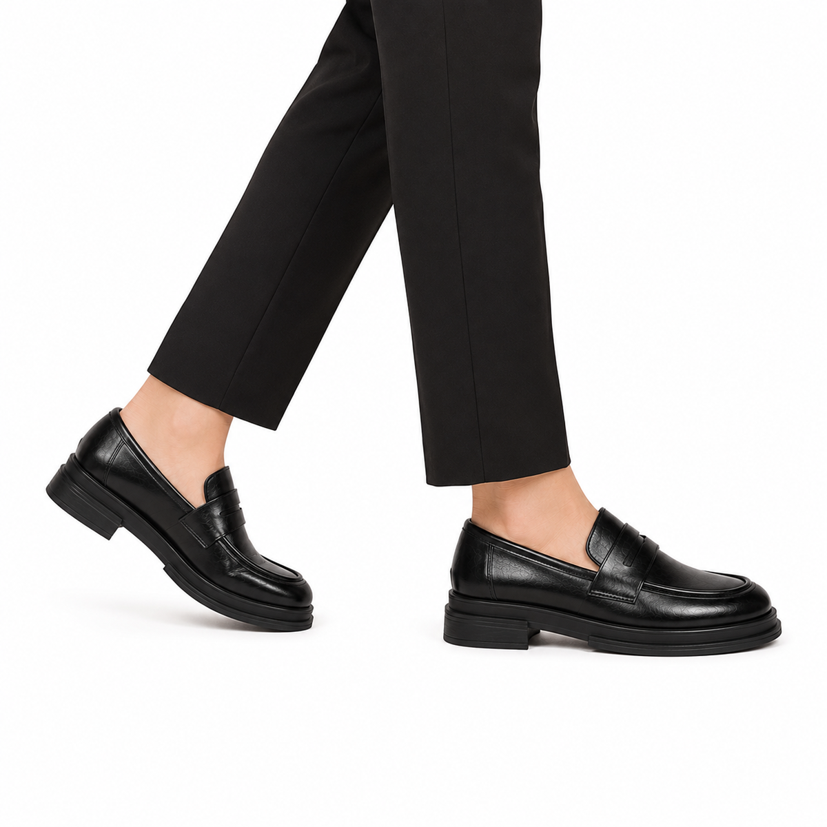 Mocassin Femme Bride Classique Talon Bas
