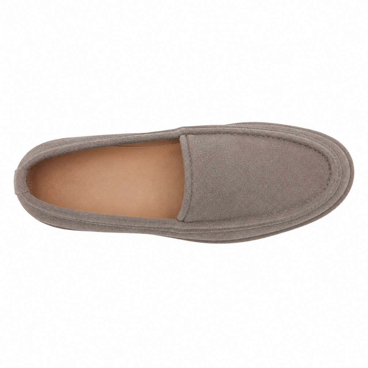 Mocassin Femme Daim Talon Plat